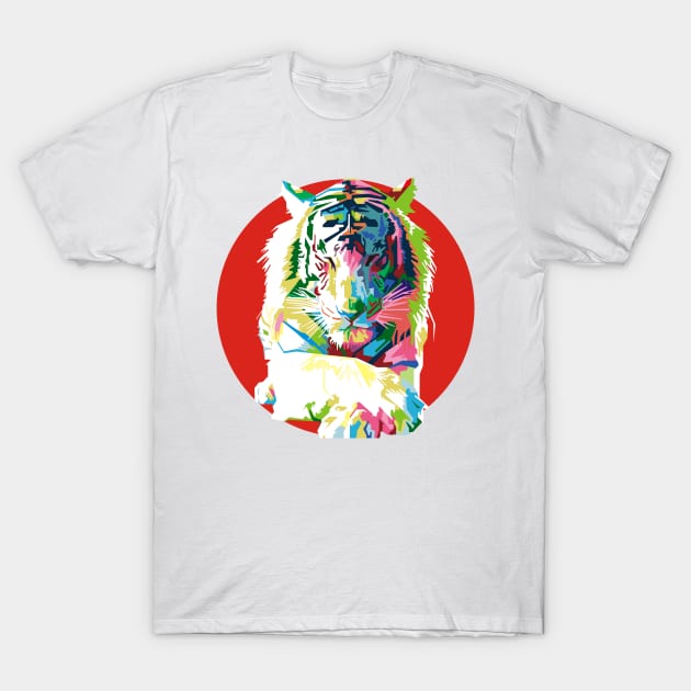 tiger smile T-Shirt by rifaisetyo